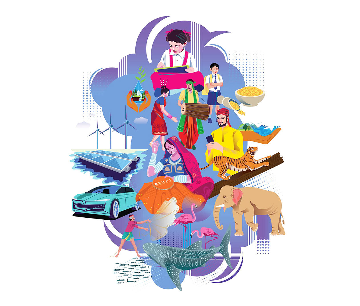 TATA Sustainability Illustration